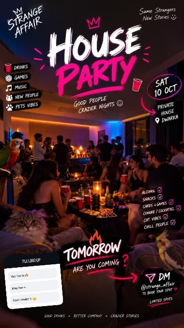 Strange Affair House Party